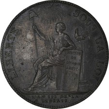 [#909690] Coin, France, 2 Sols, 1791, MS, Bronze, KM:Tn23, Brandon:217