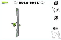 Fensterheber Valeo 850636 FüR Musa Idea Fiat Lancia 16V Multijet LPG JTD 350