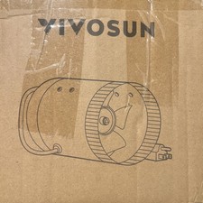 VIVOSUN 8" 420 CFM Inline Duct Fan, 120V 3.0A 1-Phase Grounded Cord