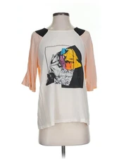 Animale Women Ivory 3/4 Sleeve Blouse P