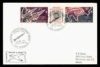 DR WHO 1975 FRENCH ANTARCTIC FSAT FDC SPACE ROCKET ARAKS GUTTER PAIR M64942