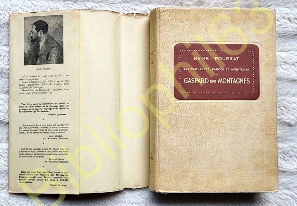 Pourrat Les vaillances farces aventures de Gaspard des Montagnes relié 1951 EAS - Photo 3/4
