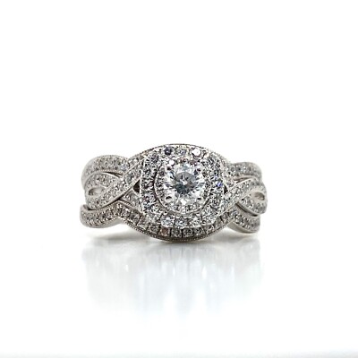 Neil Lane 14k White Gold Diamond Engagement Ring and