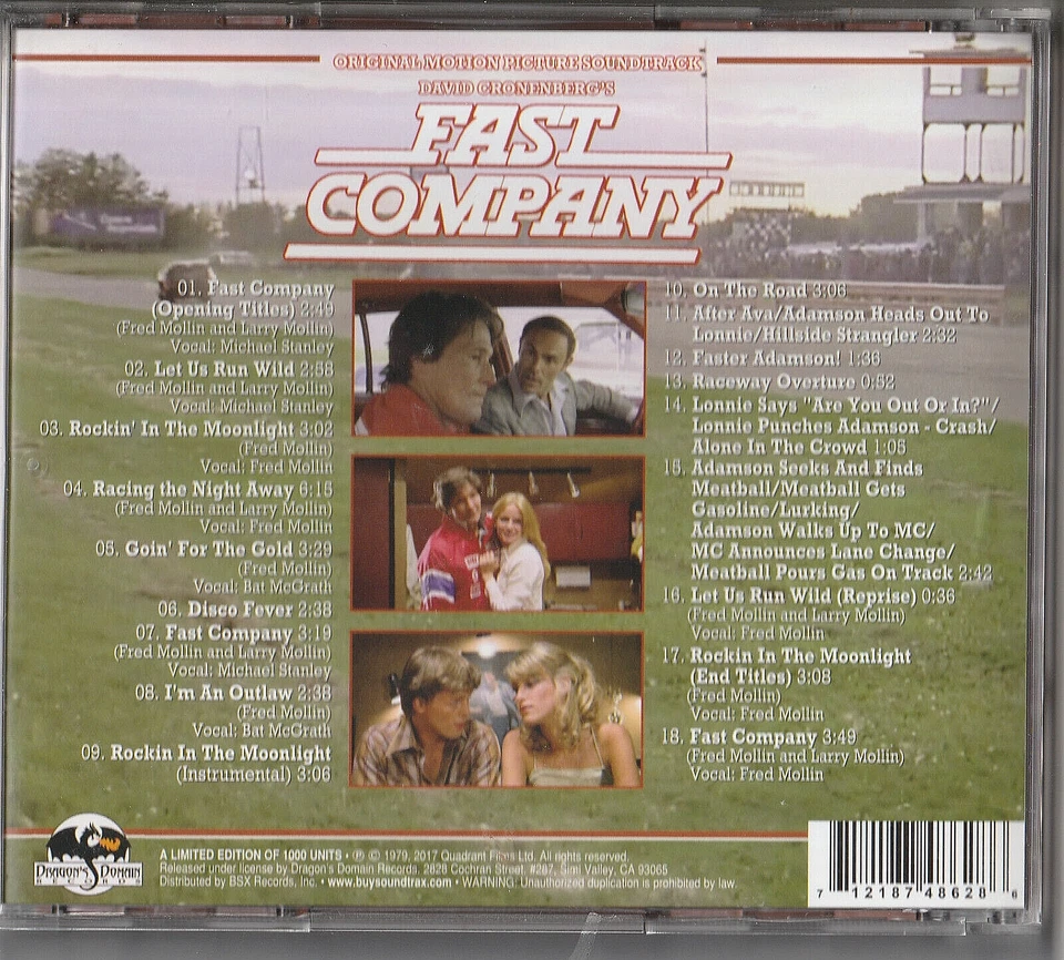 FRED MOLLIN (feat. Steve Lukather) - Fast company - CD - Bild 2 von 2
