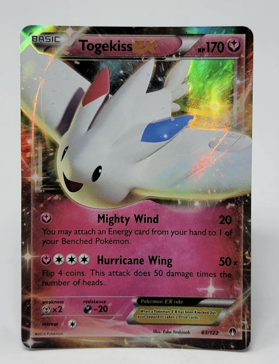 Togekiss EX 83/122 Pokemon TCG XY Breakpoint Ultra Rare Holo