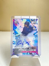 Corey Ray2019 Bowman Platinum Prismatic Prodigies Auto #PPP-16 #/50 Brewers!