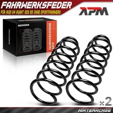 2x Federn Fahrwerksfeder Hinterachse für Audi A4 Avant 8D5 B5 ohne Sportfahrwerk