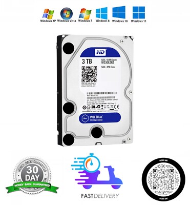 Western Digital WD30EZRZ 3TB 5400 RPM 64MB Cache SATA 6.0Gb/s 3.5''
