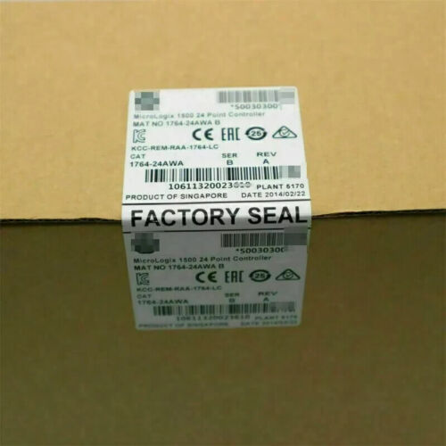 New Factory Sealed Allen-Bradley 1764-24AWA MicroLogix 1500 24 Point Controller - Picture 3 of 3
