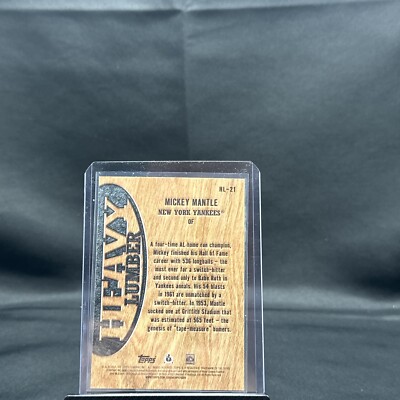 2024 topps series 2 Mickey Mantle Heavy Lumber 2024 Topps Case Hit 