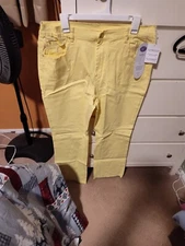 DG2 WOMENS PANTS SIZE 14 NEW 253350 YELLOW OR HOT PINK