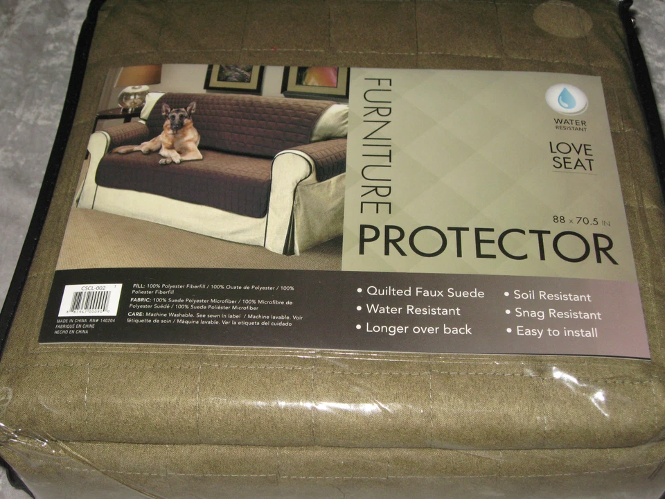 Protector de muebles Love Seat acolchado enganche de agua resistente al suelo 88x70,5 ¡NUEVO! Foto 3 de 4
