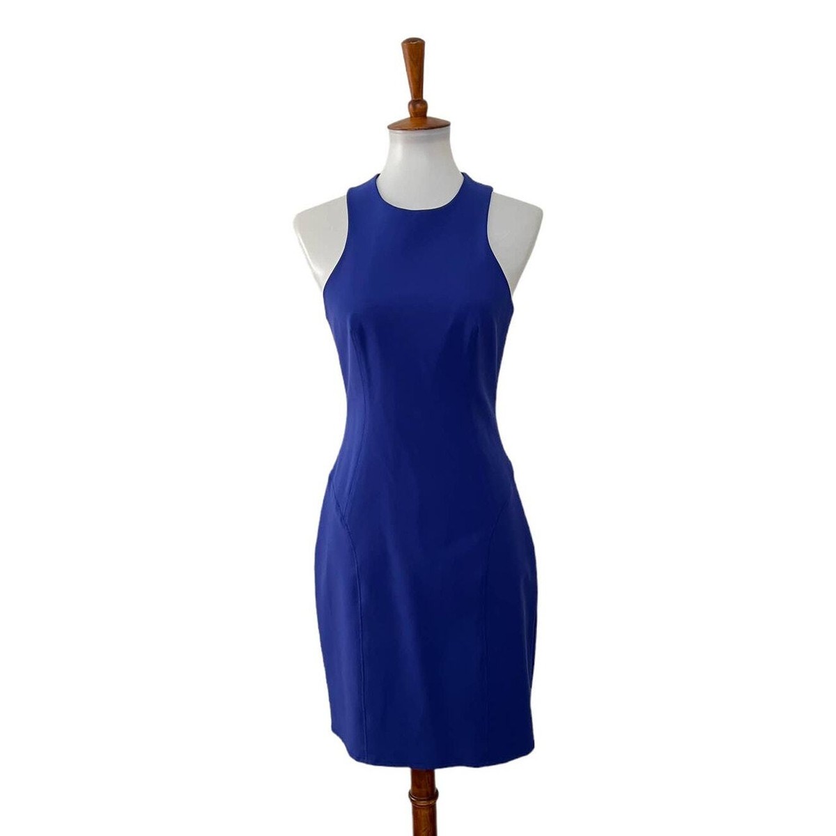T Alexander Wang Womens Sleeveless Sheath Dress Back Zipper Blue Size 10 |  eBay