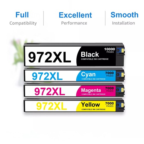 972X 972 XL Ink Cartridge For HP PageWide Pro 452dn 452dw 477dn 477dw ...