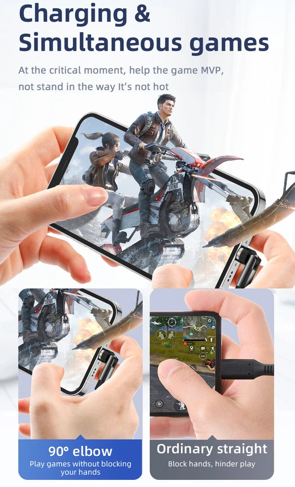 3-IN-1 180°+360° Rotate Magnetic Fast Charger Cable for Apple Type C Micro USB - Image 4 of 4