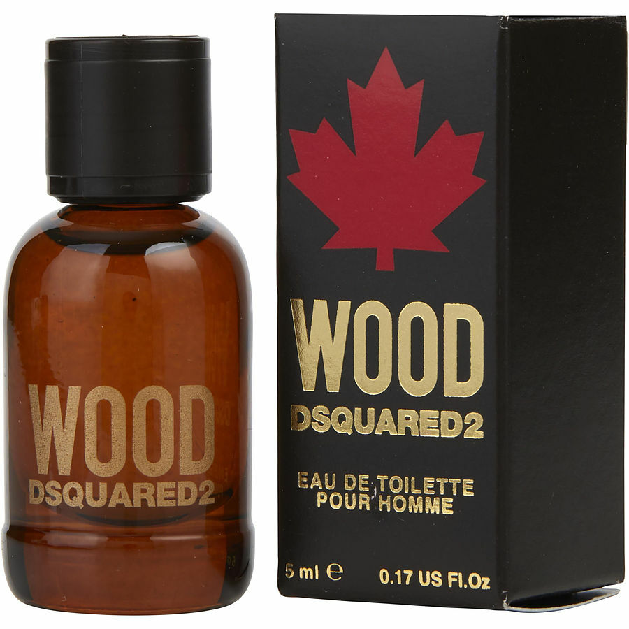 DSQUARED2 WOOD EDT POUR HOMME SPLASH MINI 0.17 Oz / 5 ml NEW