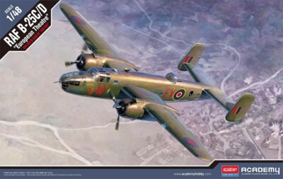 Academy 12339 - 1/48 RAF B-25C/D Europäischer Kriegsschauplatz - Neu