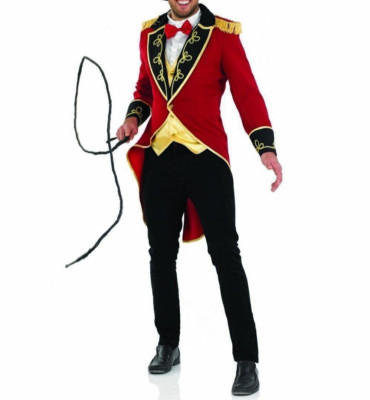 Men's Red Circus Ringmaster Jacket Costume