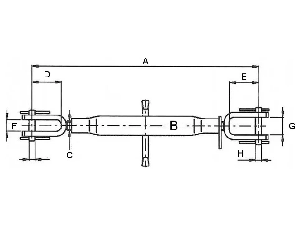 Unterlenker Stabilisator Hubstrebe M16x2 Hubstange Gabel 270-370 🚜 Landmaschine - Bild 2 von 3