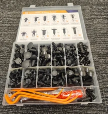 (240 Piece) Bumper Retainer Clip Car Plastic Rivet Fastener