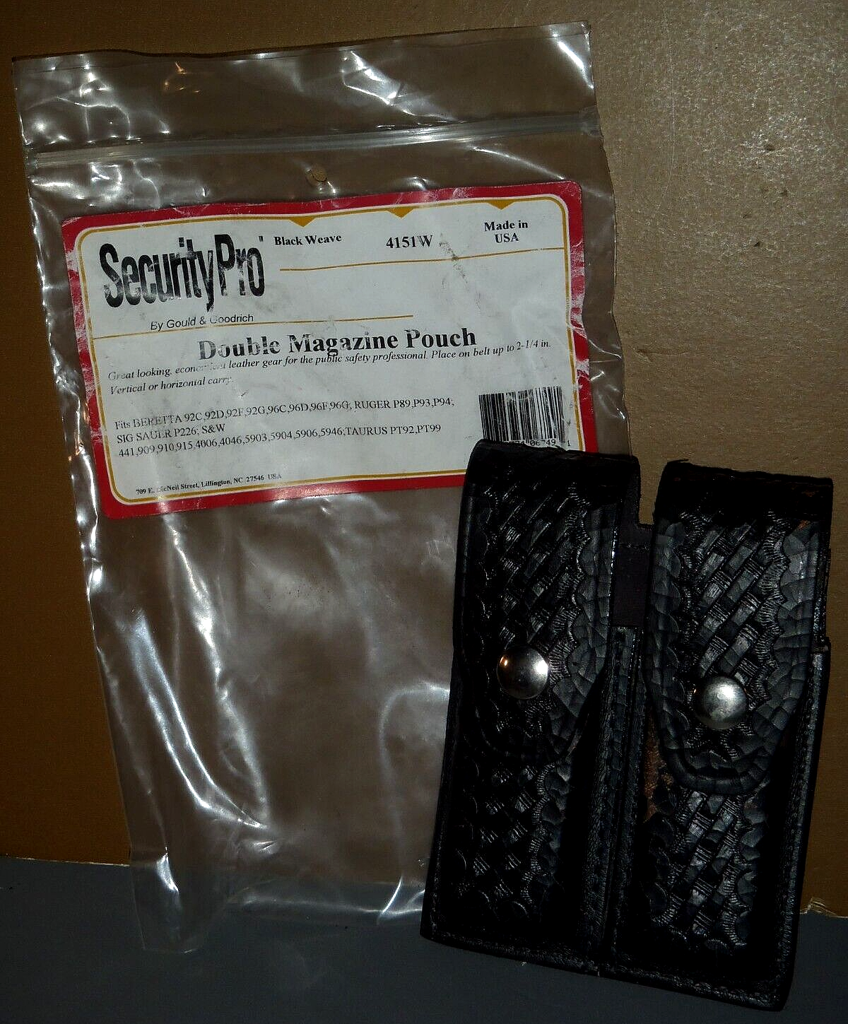 double magazine pouch leather-image