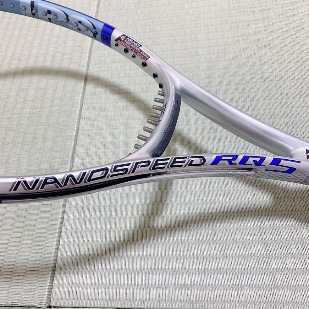 【美品】テニスラケット　ヨネックス　NANOSPEED RQ5 G2 YONEX - 中古 テニスラケット ヨネックス ナノスピード アール