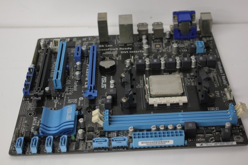 ASUS F1A55-M LE AMD SOCKET FM1 MICRO ATX MOTHERBOARD + AMD A4-3400 CPU - Picture 4 of 8