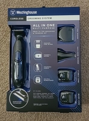 Westinghouse Cordless Grooming System All In One Multi-Purpose Kit NEW