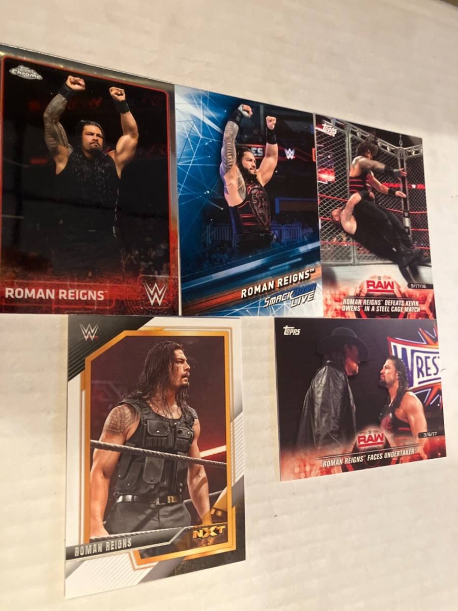H 5 Roman reigns wrestling cards see scan born n Pensacola