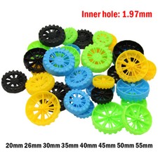 Plastic Toy Wheels 20mm 26mm 30mm 35mm 40mm 45mm 50mm 55mm Vehicle Car Toy DIY