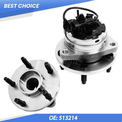 Pair Front Wheel Hub Bearing for 2004-2007 2008 2009 2010 2011 2012 Chevy Malibu