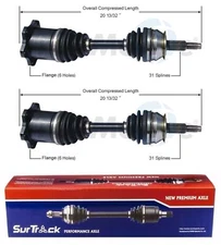 For Dodge Dakota Durango 1997-1999 4WD Pair of Front CV Axle Shafts SurTrack Set