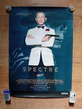 Original 2015 Odeon SPECTRE poster - James Bond 007 mini A3 suit framing