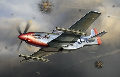 Dragon 1/32 #3224 P-51K Mustang w/4.5-inch M10 Rocket Launcher