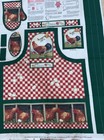 Vintage Daisy Kingdom Sunnyside Farm Chicken Hen Rooster Apron Panel 45” x 35.5” — photo 3
