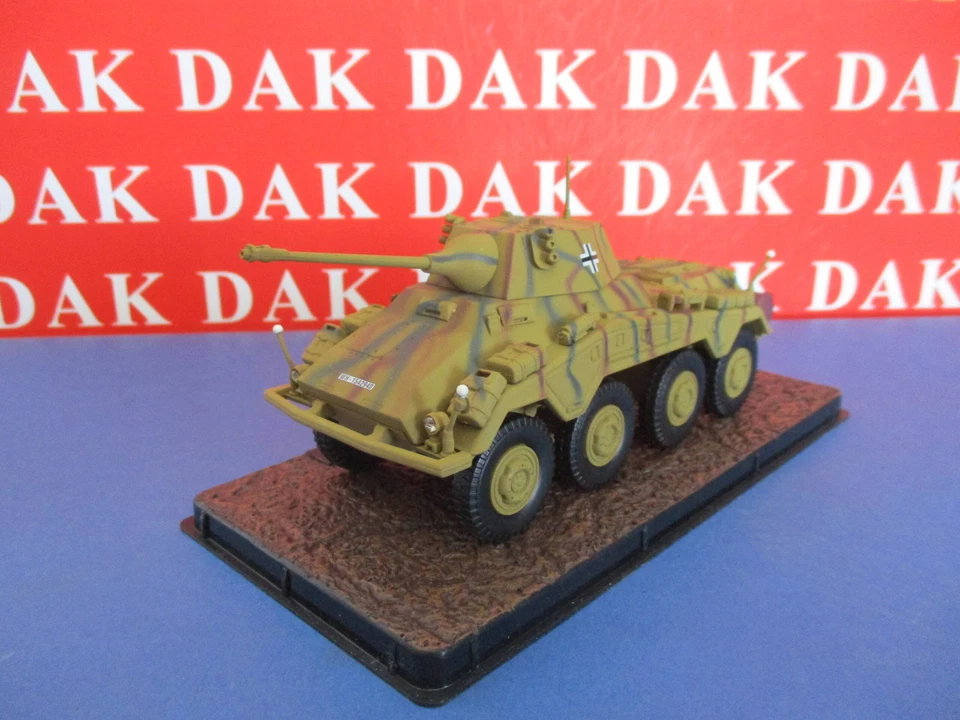 Die cast 1/43 Modellino Autoblindo Sd.Kfz. 234/2 Puma Germany 1944 HB - Immagine 2 di 4