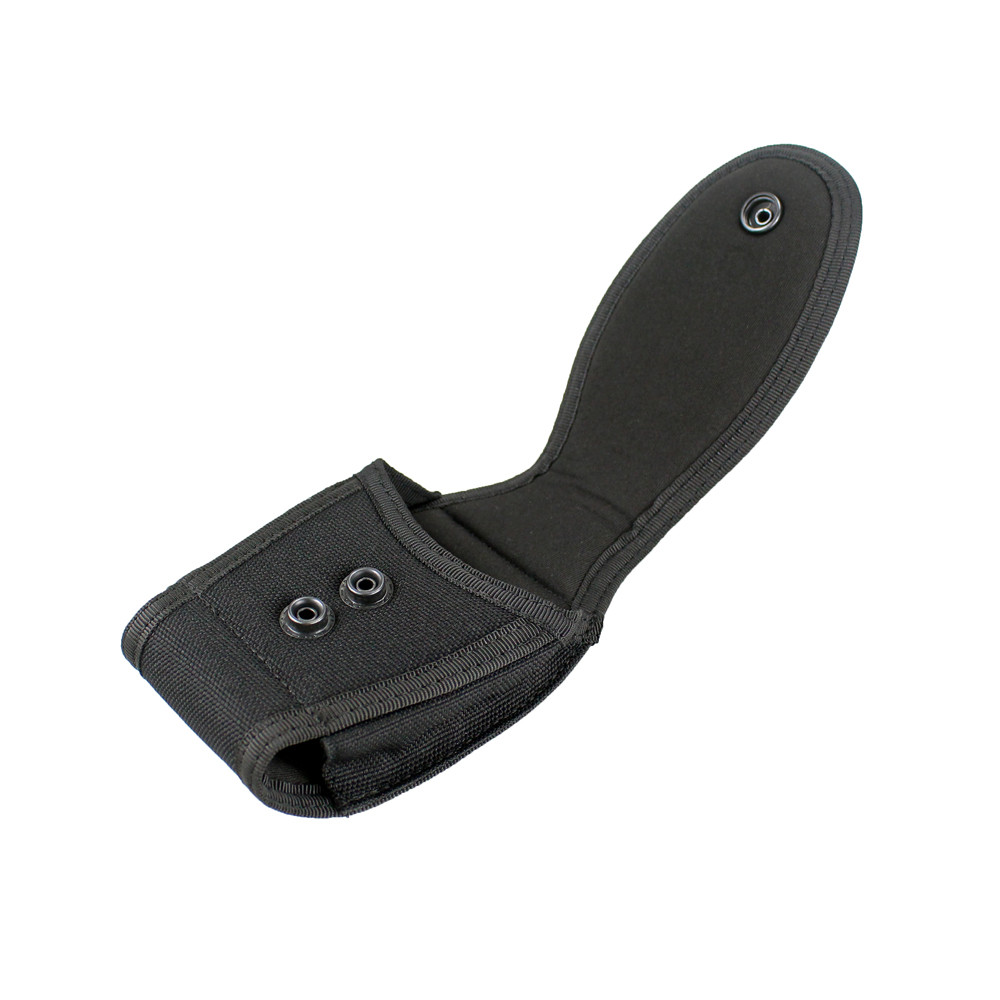 Black Nylon Duty Belt Handcuff Case - Molded Holster For Security, Military, Or Law Enforcement