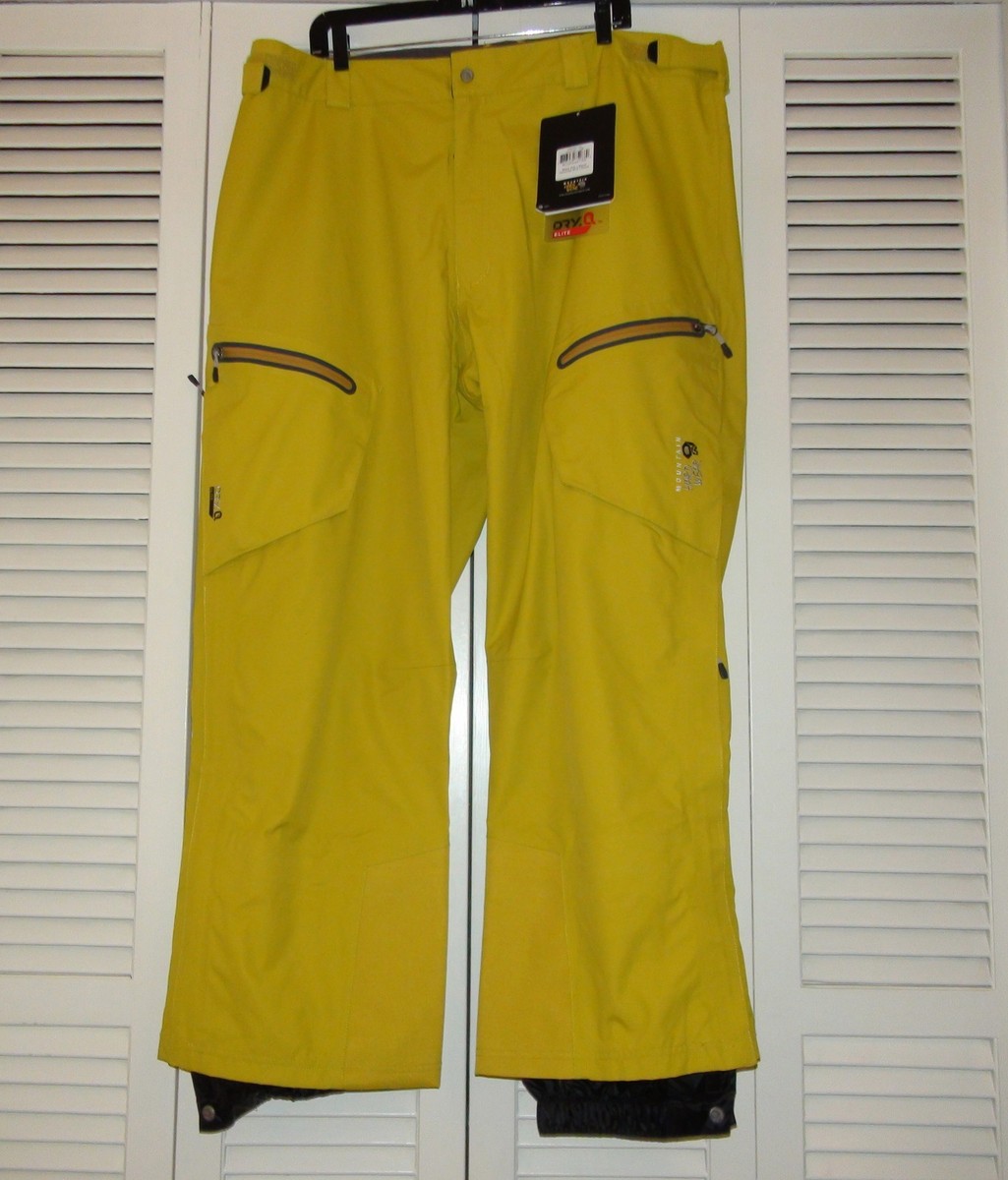 Mountain Hardwear Snowpocalypse Mustard Yellow Size 2XL Short | eBay