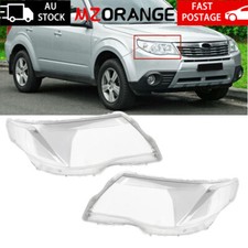 2pcs Headlight Lens Cover Replacements For Subaru Forester 2008-2012 Left+Right