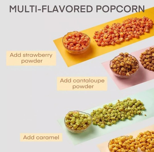 HOUSNAT Air Cyclone Powered Popcorn Maker - Popcorn in under 2 minutes - NEW - Picture 6 of 8