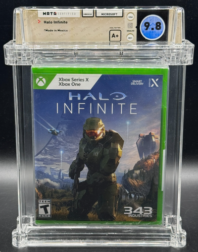 Halo 2 Microsoft Xbox Black Label Factory Sealed New WATA 9.0 A+ Graded