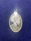 1/2 oz  .999 Silver - Lady Fortuna Oval Pendant - PAMP Key Fob