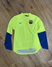 Barcelona 09/10 Player Issue Nike Training Jumper Top Barça FCB Jersey