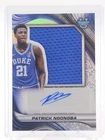 PATRICK NGONGBA 2024-25 BOWMAN BEST RPA JUMBO PATCH AUTO #PJRA-PN DUKE Q5466