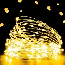 Ehome Fairy Lights USB Powered Fairy Lights Plug in 66ft 200 Led String Lights D