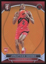 2024-25 PANINI TOTALLY CERTIFIED ORANGE JONATHAN MOGBO RC 11/75 TORONTO RAPTORS