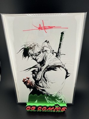 SIGNED! FINAL BOSS #1 - JAE LEE SKETCH B&W VIRGIN VARIANT FANEXPO NEW ORLEANS EX