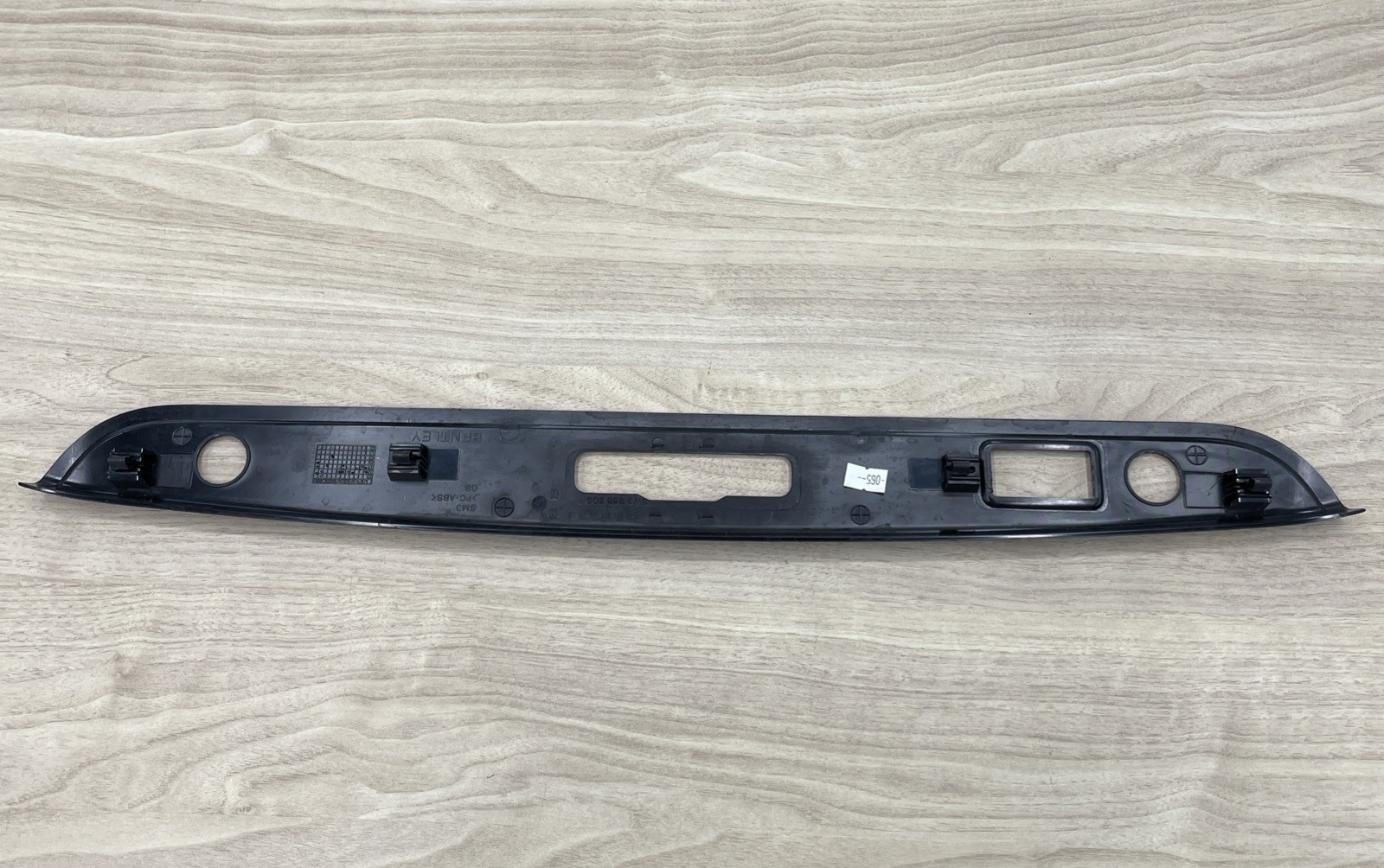 2008 Bentley Continental Flying Spur Trunk Lid Lock Cover Trim 3W5868503 OEM