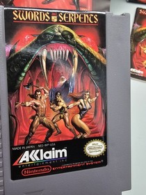 Swords and Serpents (NES) CIB Poster Authentic Great Condition Maps Written?