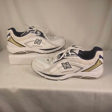 New Balance 846 Low White Navy Blue Mens 10.5 Sneakers Trainers Gym Made In USA
